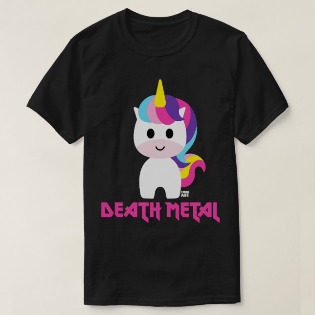 CAMISETA MUERTE METALIZADO (Diseño del anverso)