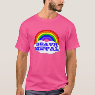 CAMISETA MUERTE METALIZADO DE RAINBOW CLOUD RETRO TEE