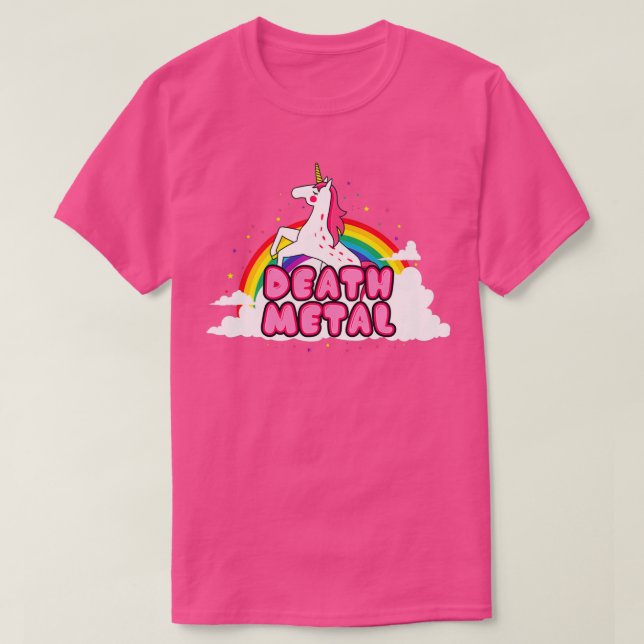 Camiseta Muerte Metalizado esencial (Diseño del anverso)