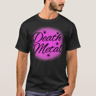 Camiseta Muerte Metalizado Graciosa Rita Feria de Aire Rosa