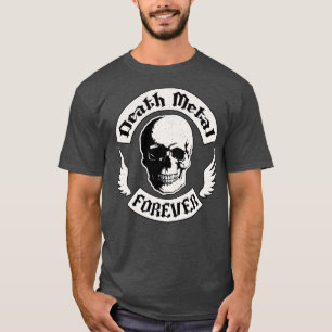 Camiseta Muerte Metalizado por siempre fuerte música Metali