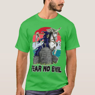 Camiseta Muerte montando Unicornio No Teme Mala Escrúpula