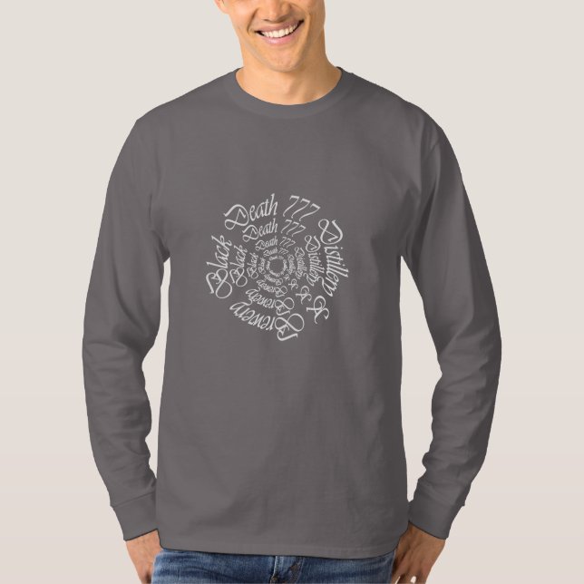 Camiseta Muerte negra 777 - Círculos (Anverso)