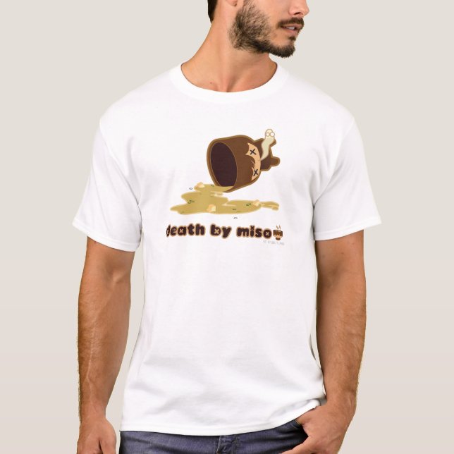 Camiseta Muerte por el Miso: Disparado (Anverso)