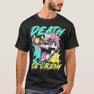 Camiseta Muerte por helado fresco cráneo de verano