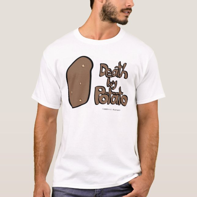 Camiseta Muerte por la patata (Anverso)