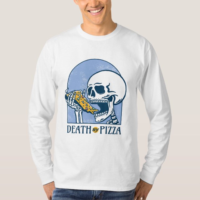 Camiseta Muerte por Pizza (Anverso)