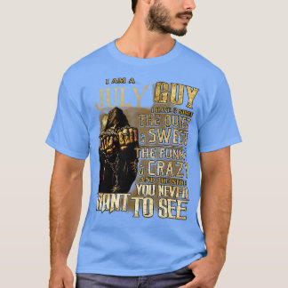 Camiseta Muerte Soy Un Hombre De Julio Tengo 3 Partes La Sw