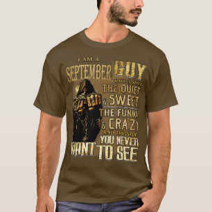 Camiseta Muerte Soy Un Hombre De Septiembre Que Tengo 3 Par