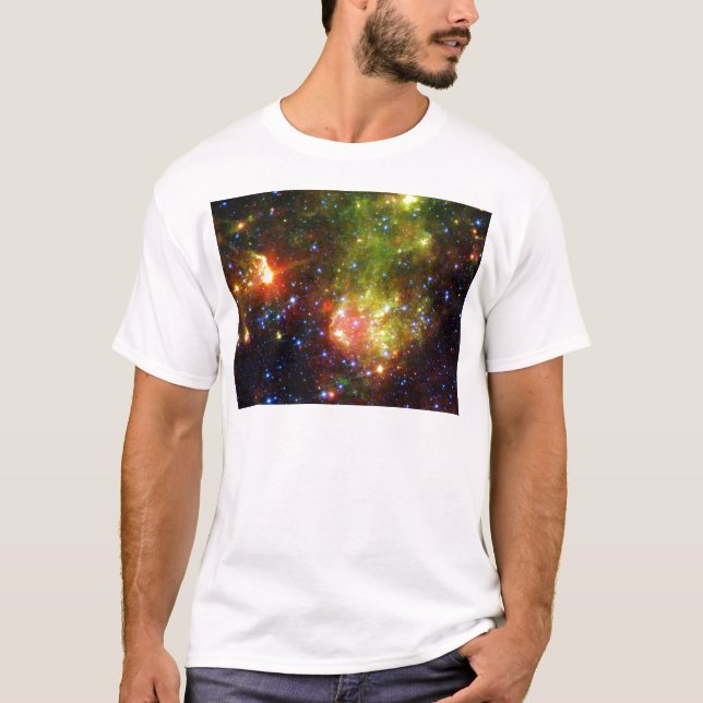 Camiseta Muerte turbia de la estrella masiva de la NASA (Anverso)