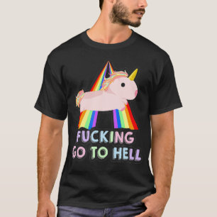 Camiseta Muerte, unicornio Metalizado diseña el Gótico Pa