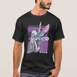 Camiseta Muerte Y Tristeza Gótico Hadas Grunge Feria Estéti
