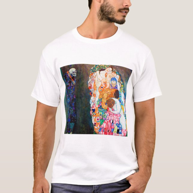 Camiseta Muerte y vida, Gustav Klimt (Anverso)