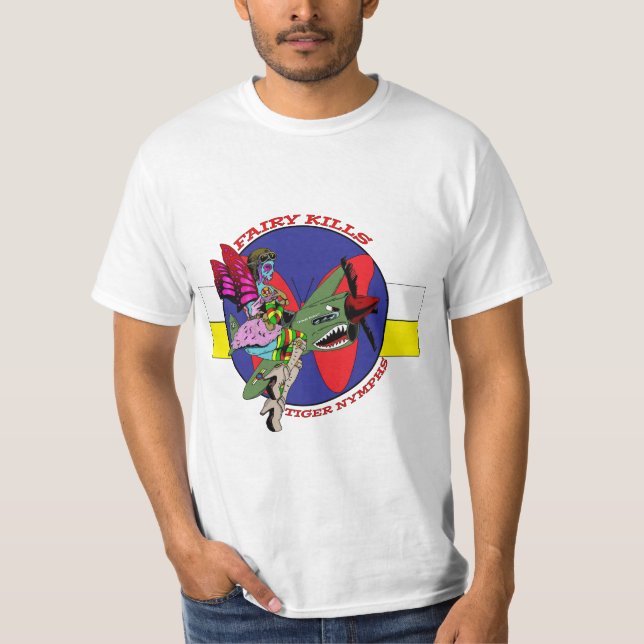 Camiseta Muertes de hadas: Ninfas de tigres (Anverso)