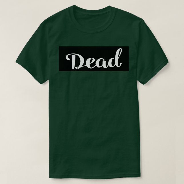 Camiseta Muerto 1 (Diseño del anverso)