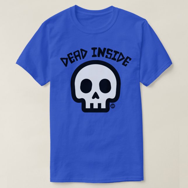 CAMISETA MUERTO DENTRO (Diseño del anverso)