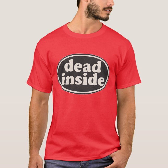 Camiseta Muerto dentro (Anverso)