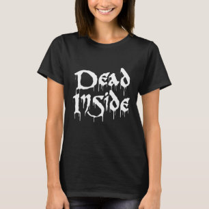 Camiseta Muerto dentro del irónico Skeleton Fantasma Oscuro