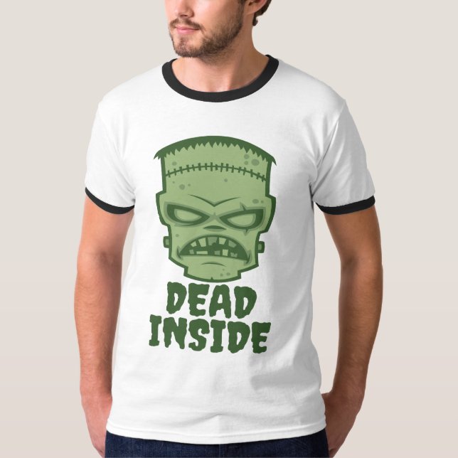 Camiseta Muerto dentro del monstruo Frankenstein (Anverso)