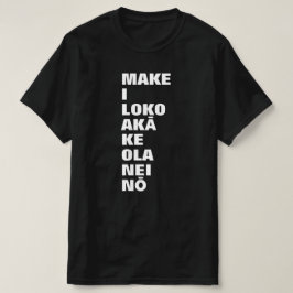 Camiseta muerto dentro pero aún vivo en Hawaii