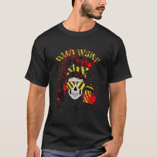 Camiseta Muerto dentro pero cafeinado verdadero crimen Deso