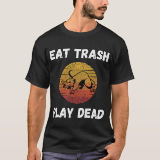 Camiseta Muerto por juego de la basura en el estómago (poss