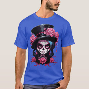 Camiseta Muertos Catrina para hombres mujeres Calavera
