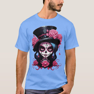 Camiseta Muertos Catrina para hombres mujeres Calavera