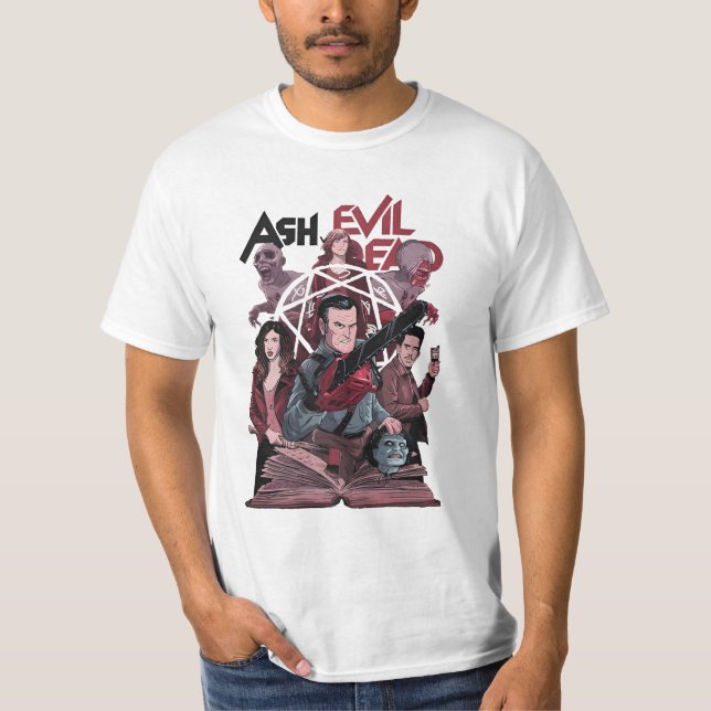 Camiseta Muertos del mal retro (Anverso)