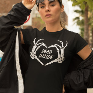 Camiseta Muertos dentro de las manos de Skeleton