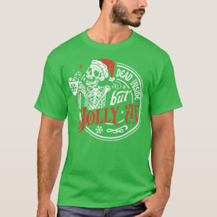 Camiseta Muertos Dentro Pero Navidades De Santa Del Skelet