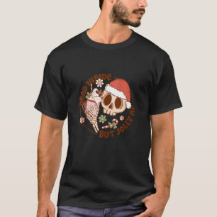 Camiseta Muertos Dentro Pero Navidades De Santa Del Skelet