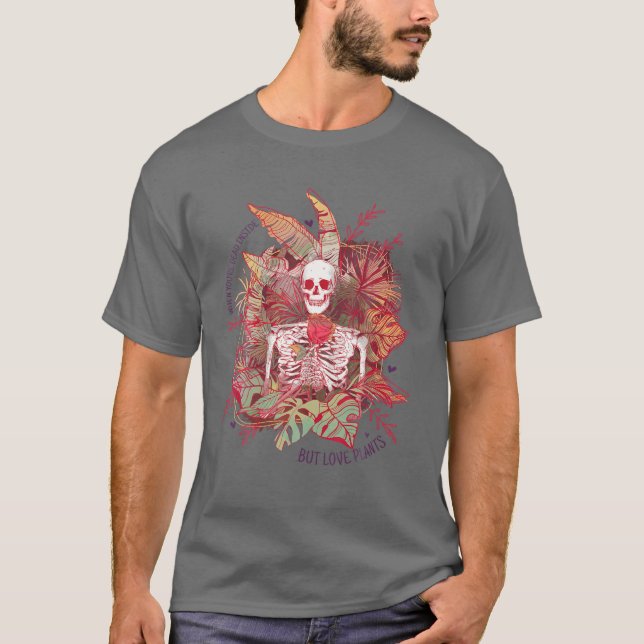 Camiseta Muertos Dentro Pero Plantas De Amor Que Agarran A  (Anverso)