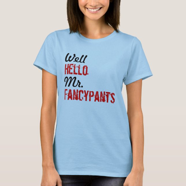 Camiseta Muertos malvados, Sr. Fancypants, camisa, película (Anverso)