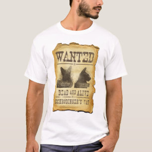 Camiseta Muertos y vivo queridos. El gato de Schroedinger