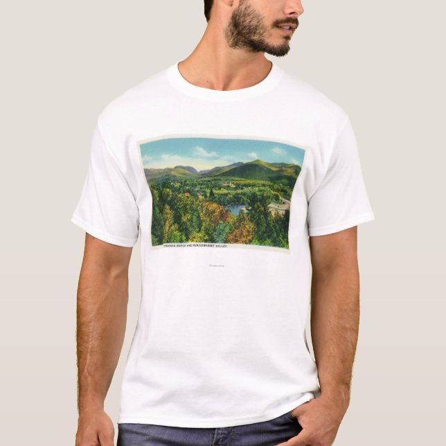 Camiseta Muesca de Franconcia y valle de Pemigewasset (Anverso)