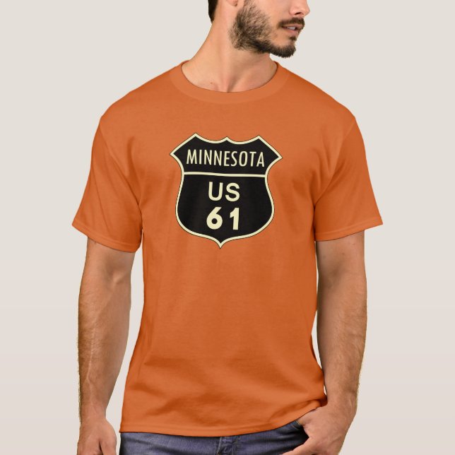 Camiseta Muestra de la carretera de Minnesota los E.E.U.U. (Anverso)