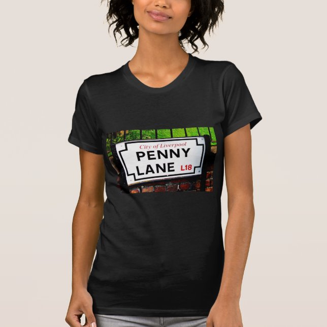 Camiseta muestra de Liverpool Inglaterra del carril del (Anverso)