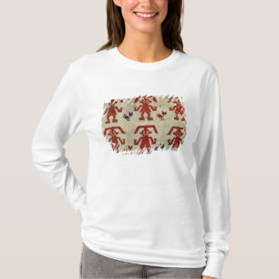 Camiseta Muestra de tela de Lambayeque con una figura