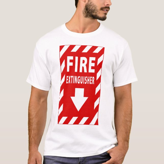 Camiseta muestra del extintor (Anverso)