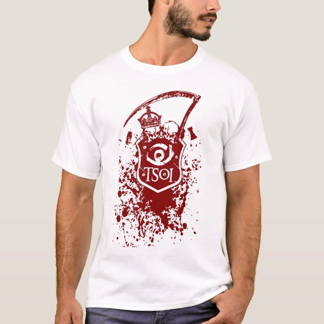 Camiseta Muestra del rojo de TSOI (Anverso)