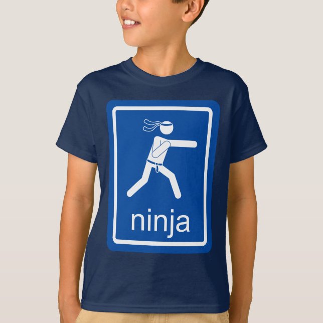 Camiseta muestra del universal del ninja (Anverso)