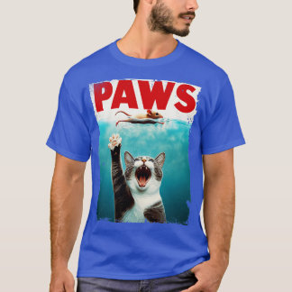 Camiseta Muestra gato y ratón con el gato más lindo diverti