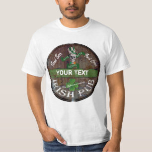 Camiseta Muestra irlandesa personalizada del pub