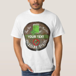 Camiseta Muestra irlandesa personalizada divertida del pub