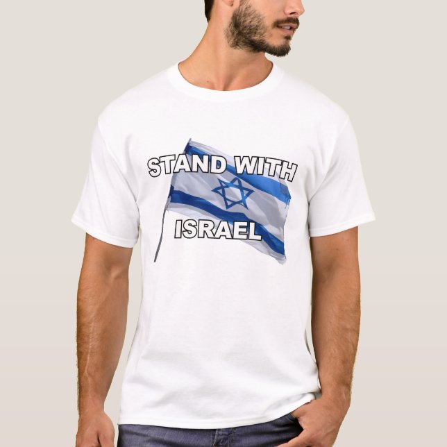 Camiseta Muestra tu solidaridad. Apoyar a Israel (Anverso)