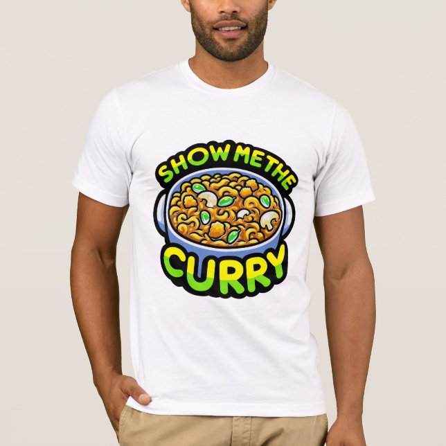 Camiseta Muéstrame el curry (Anverso)