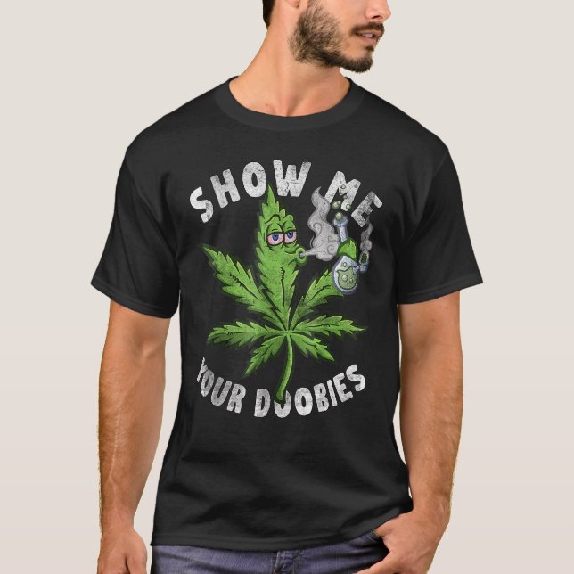 Camiseta Muéstrame tu Difícil Funny De La Hoja De Aleta De  (Anverso)