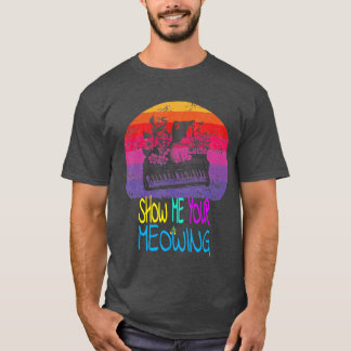 Camiseta Muéstrame tu música de los gatos