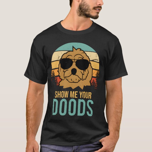 Camiseta Muéstrame tus Doods Doodle Dog divertido (Anverso)